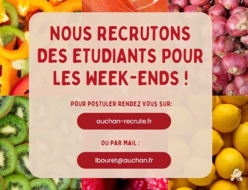 Auchan recrute des étudiants !!